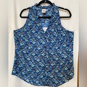 Floral sleeveless top